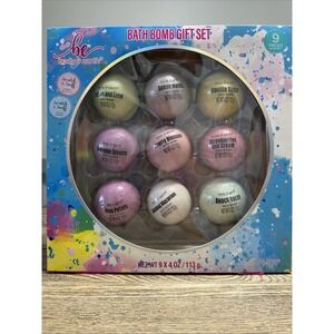 Bath Bombs Gift Set Body and Earth 9 Count 4oz each NEW Body‎ & Earth